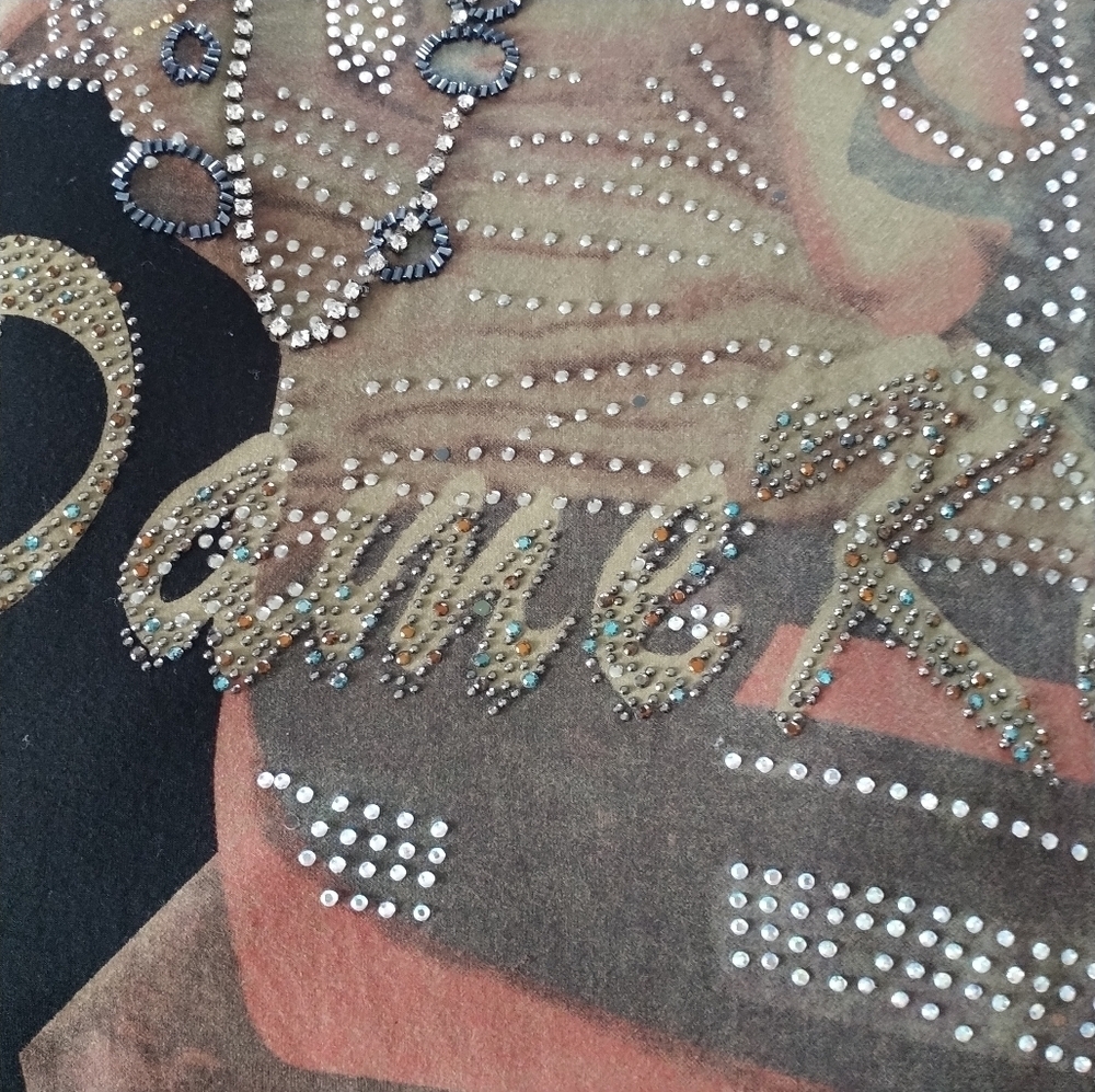 CHAGALL Vintage Bedazzled Top XL The Scene of the Ordinaries - Picture 8 of 12